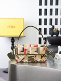 Fendi Geometric Pattern Top-Handle Shoulder Bag